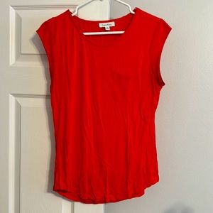 Calvin Klein ladies top with pocket size small